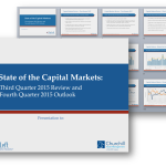 State of the Capital Markets – Third Quarter 2015 Review and Fourth Quarter 2015 Outlook