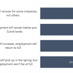 Which statement best describes your view of the U.S. labor market for the next six months?
