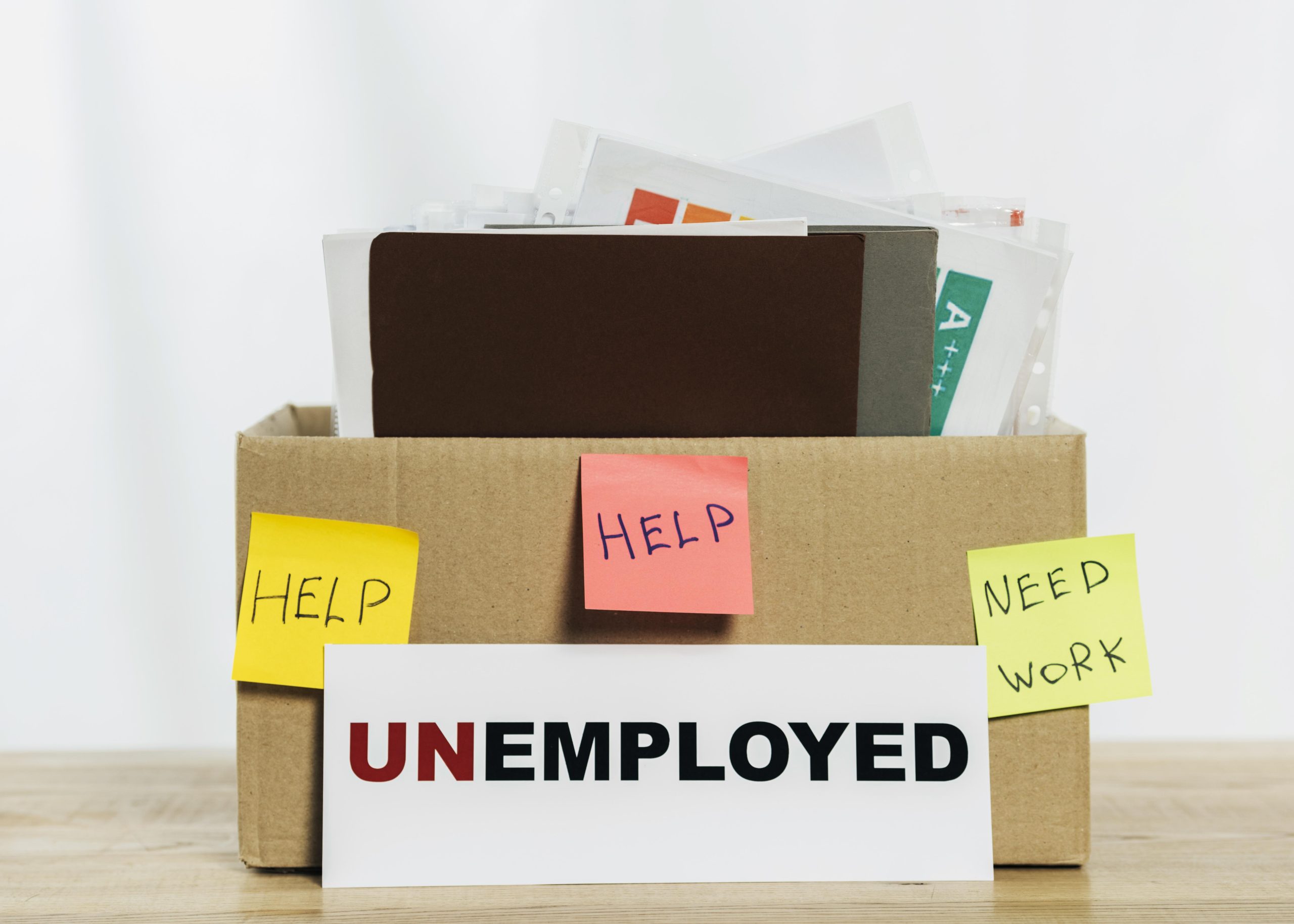 arrangement-with-box-unemployed-sign